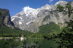 Blick auf St. Bartholomä am Königssee
