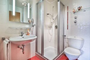 Bad der Ferienwohnung Nr. 4 im Gästehaus Frauendorf 