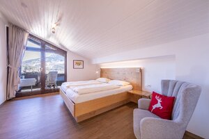 Das neue Schlafzimmer der Ferienwohnung Nr. 6 im Gästehaus Frauendorf