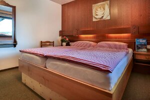 Schlafzimmer der Ferienwohnung Nr.4 im Gästehaus Frauendorf 