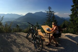 Unterwegs mit dem Rad am Obersalzberg